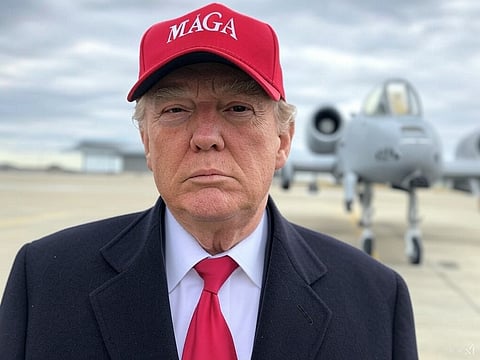 A rendering of President-Elect Donald Trump