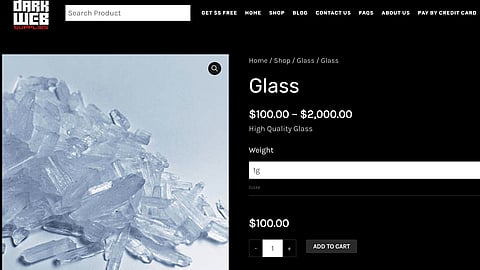 Dark Web Supplies Glass