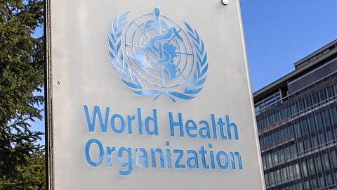 World Health Organization sign