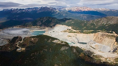 The Huckleberry copper mine near Houston, BC.