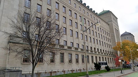 Writer Michael Bonner comments that a little elegance in Canada's public building would be a good thing. He cites the 1930 Department of Justice building as worthy of emulation, notwithstanding Ian Fleming's description of it as 'stodgily important...'