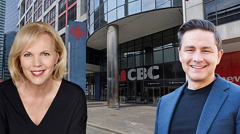 Marie-Philippe Bouchard and Pierre Poilievre