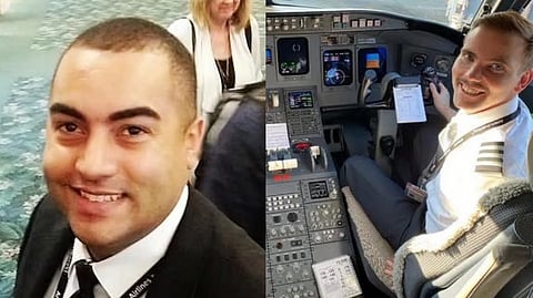 Captain Jonathan Campos and First Officer Sam Lilley