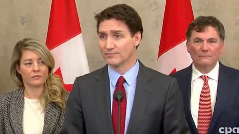 Melanie Joly, Justin Trudeau, Dominic LeBlanc