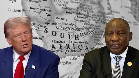 Donald Trump and Cyril Ramaphosa
