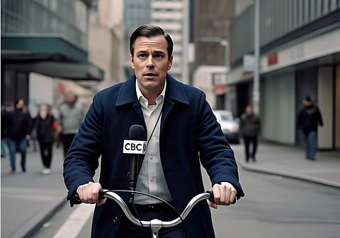 SADDLE UP: CBC pushes reporters to pedal to assignments
