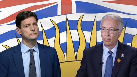 David Eby and John Rustad