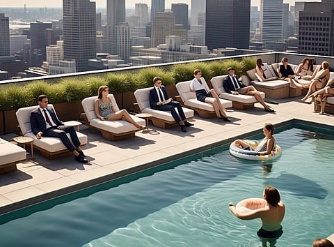 Taxpayers foot the bill for federal rooftop lounge