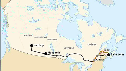 The proposed $12 billion energy East pipeline was cancelled in 2016 after the election of the Trudeau Liberals.