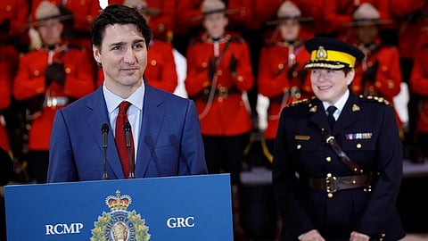 Outgoing Prime Minister Justin Trudeau