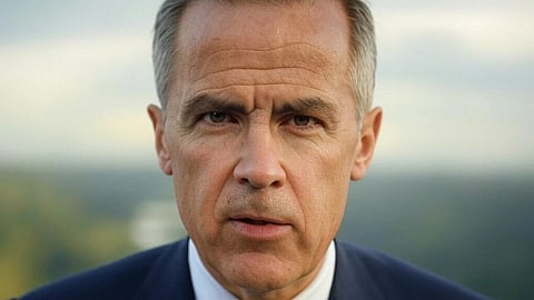 A rendering of Mark Carney