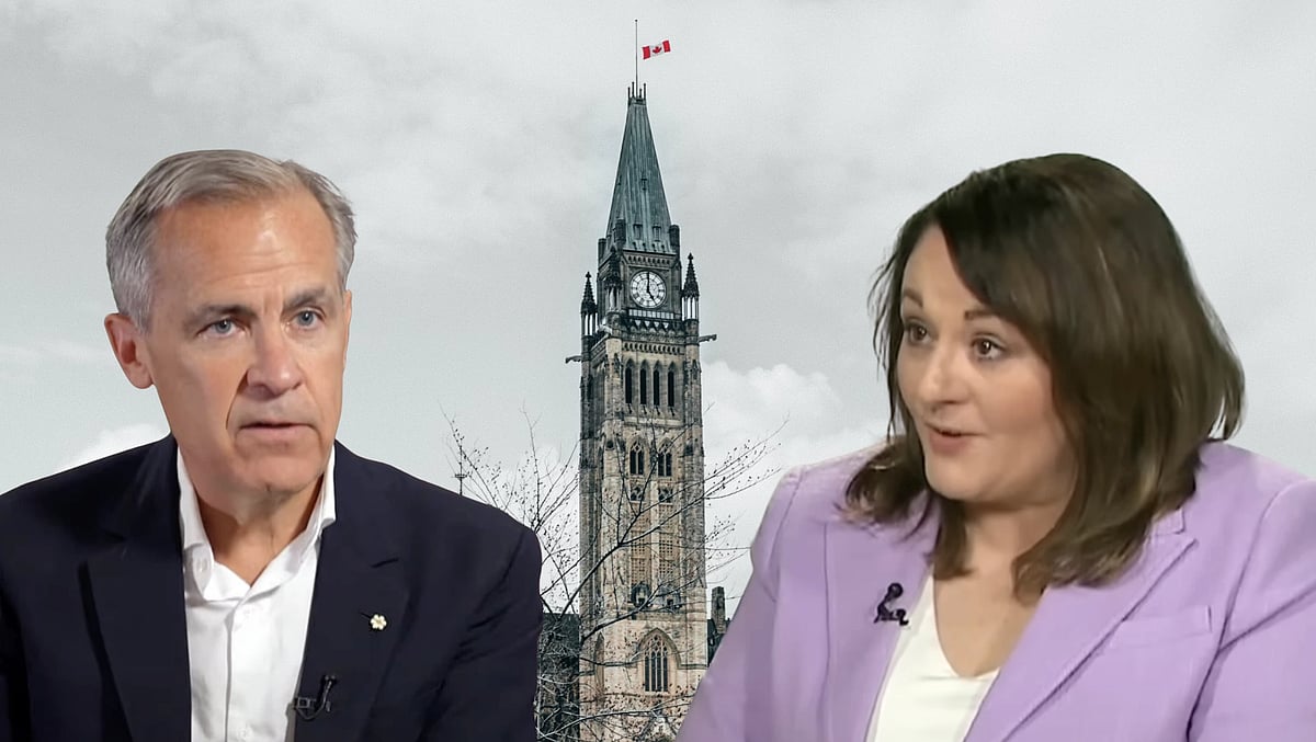 Mark Carney and Rosemary Barton tense CBC interview