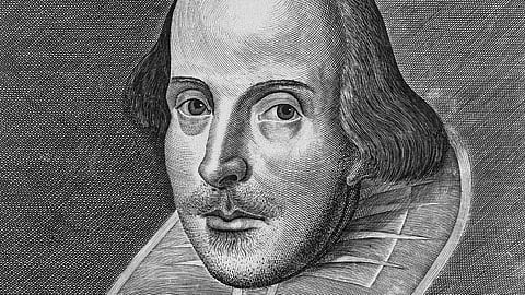 Portrait of William Shakespeare — Martin Droeshout 