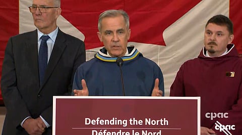 Newly selected Prime Minister Mark Carney