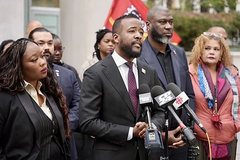 Bernadeth Betchi, Nicholas Marcus Thompson, Craig Reynolds Address Press Conference in Toronto , October 28, 2024