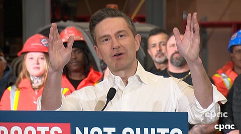 Conservative leader Pierre Poilievre