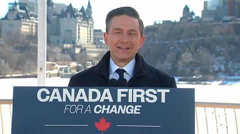 Poilievre calls on Canadians to vote Tories if they want ‘a change’ in Canada