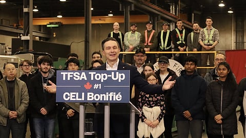 Pierre Poilievre in Coquitlam, BC