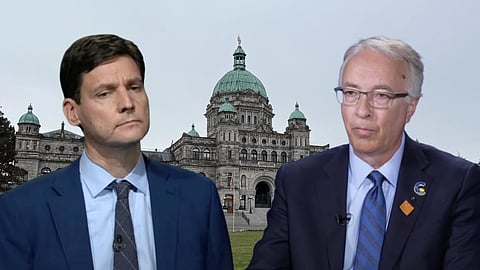 David Eby and John Rustad