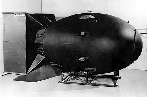 Fat Man atomic bomb used on Nagasaki