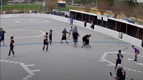 Hockey Brawl in New Jersey
