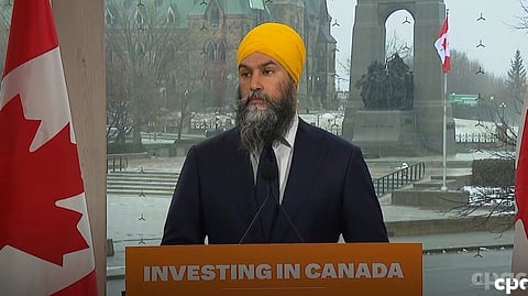 NDP leader Jagmeet Singh