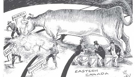 Milch Cow cartoon from 1915