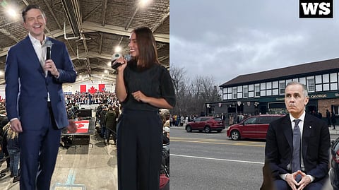 Pierre and Anaida Poilievre, Mark Carney