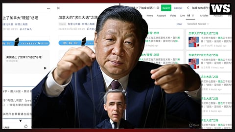 Chinese President Xi Jinping, Liberal leader Mark Carney