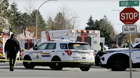 Hit and run in Surrey, BC