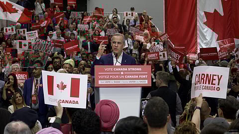 Mark Carney in Surrey, BC