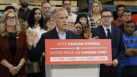 Mark Carney in Coquitlam, BC