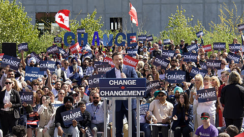 Pierre Poilievre rally in Delta, BC