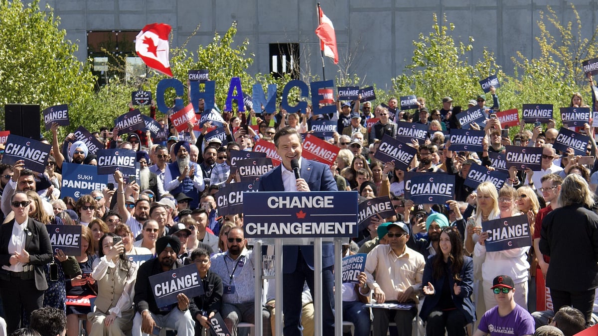 Conservative Party Rally Poilievre draws crowd of thousands for Conservative rally in ...