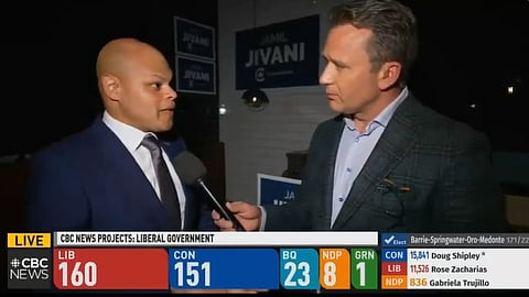 WATCH: Jivani carves Doug Ford for supporting the Liberals during CBC interview