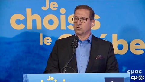 Bloc Québécois leader Yves-François Blanchet Tuesday