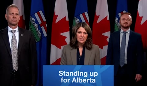 Premier Danielle Smith on Thursday