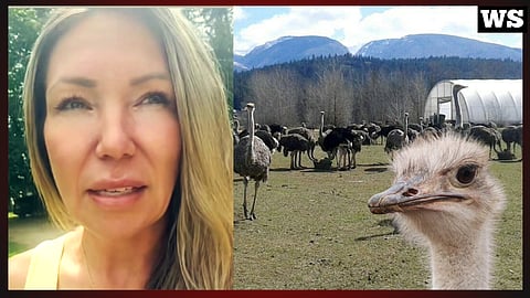 Katie Pasitney, daughter and spokeswoman for the owners of the Universal Ostrich Farm in Edgewood, BC