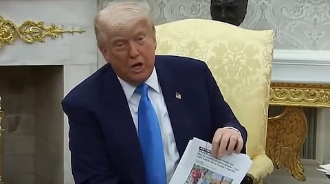 President Donald Trump challenges South African president Cyril Ramaphosa on farm murders