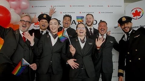WATCH: Air Canada flies Canada’s first all '2SLGBTQIA+ crew'