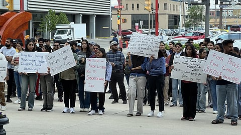 First Ministers Meeting Protestors