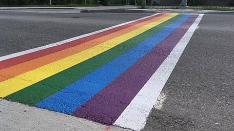 Pride crosswalk