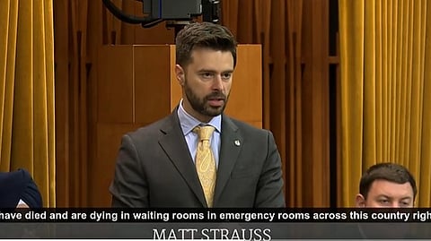 Conservative MP Dr. Matt Strauss 