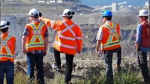 Mine inspectors at work in B.C. The province has vast metal mining potential in the Interior and Northwest regions