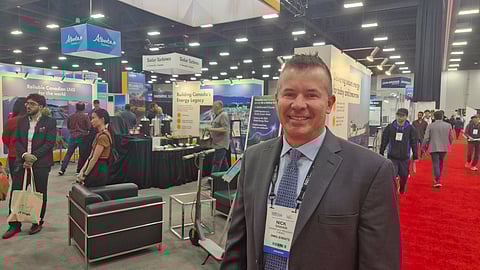 Nick Samain, dmg events senior vice president at the 2025 Global Energy Show in Calgary