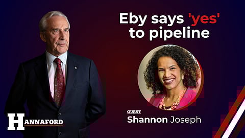 Eby says 'yes' to pipeline