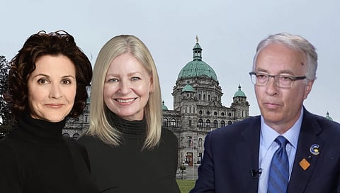 Dallas Brodie, Tara Armstrong, and John Rustad