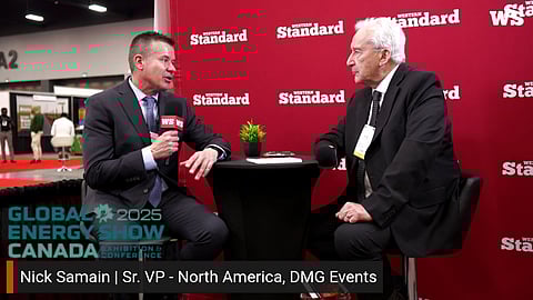 Nigel Hannaford with Nick Samain