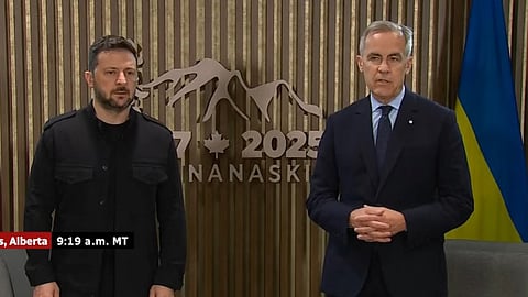 Prime Minister Mark Carney, President Volodymyr Zelensky