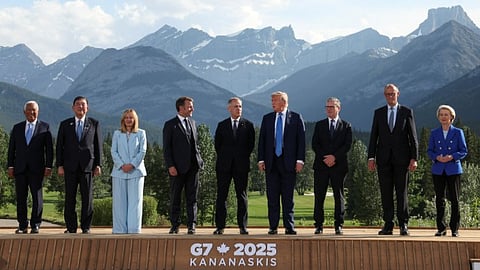 G7 Family Photo in Kananaskis 